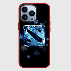 Чехол для iPhone 13 Pro Dota 2 - ice, цвет: 3D-красный