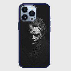 Чехол для iPhone 13 Pro Хит Леджер - Джокер, цвет: 3D-тёмно-синий