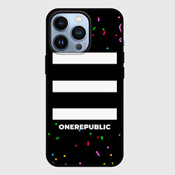 Чехол для iPhone 13 Pro OneRepublic конфети, цвет: 3D-черный