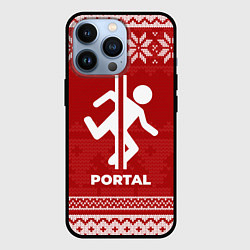 Чехол для iPhone 13 Pro Новогодний Portal, цвет: 3D-черный