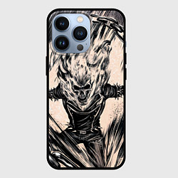 Чехол для iPhone 13 Pro Ghost Rider, цвет: 3D-черный