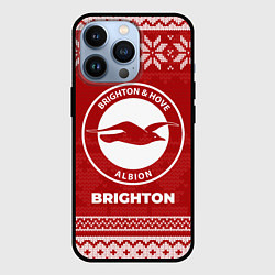 Чехол для iPhone 13 Pro Новогодний Brighton, цвет: 3D-черный