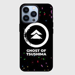 Чехол для iPhone 13 Pro Ghost of Tsushima конфети, цвет: 3D-черный