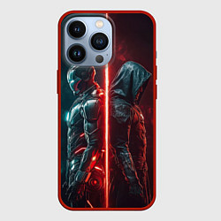 Чехол для iPhone 13 Pro Доктор Дум - Железный Человек, цвет: 3D-красный