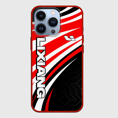 Чехол iPhone 13 Pro Lixiang- red sport uniform / 3D-Красный – фото 1