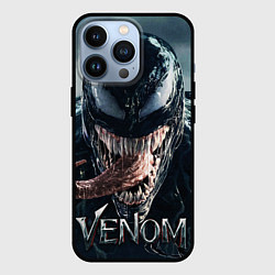 Чехол для iPhone 13 Pro Venom head with tongue, цвет: 3D-черный