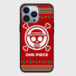 Чехол для iPhone 13 Pro One Piece new year, цвет: 3D-черный