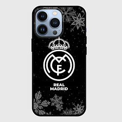 Чехол для iPhone 13 Pro Снежный Real Madrid, цвет: 3D-черный