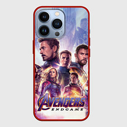Чехол для iPhone 13 Pro Мстители пережившие щелчок Таноса, цвет: 3D-красный