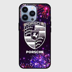 Чехол для iPhone 13 Pro Праздничный Porsche, цвет: 3D-черный