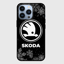 Чехол для iPhone 13 Pro Снежный Skoda, цвет: 3D-черный