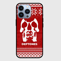 Чехол для iPhone 13 Pro Новогодний Deftones, цвет: 3D-черный