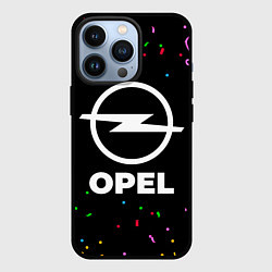 Чехол для iPhone 13 Pro Opel конфети, цвет: 3D-черный