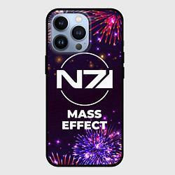 Чехол для iPhone 13 Pro Праздничный Mass Effect, цвет: 3D-черный