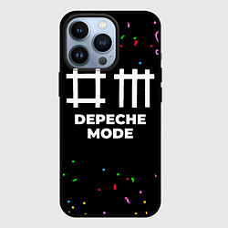 Чехол для iPhone 13 Pro Depeche Mode конфети, цвет: 3D-черный