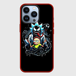 Чехол для iPhone 13 Pro Morty and Rick - we are Venom, цвет: 3D-красный