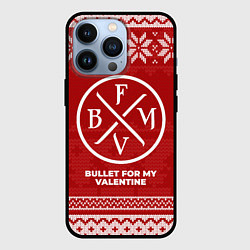 Чехол для iPhone 13 Pro Новогодний Bullet For My Valentine, цвет: 3D-черный