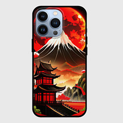 Чехол для iPhone 13 Pro Коллаж Японской природы, цвет: 3D-черный