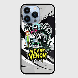 Чехол для iPhone 13 Pro Rick-Venom and Morty - meme, цвет: 3D-черный