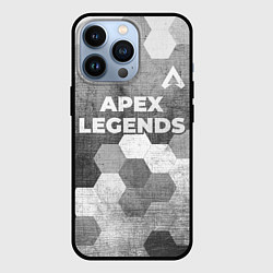 Чехол для iPhone 13 Pro Apex Legends - grey gradient посередине, цвет: 3D-черный