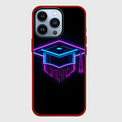 Чехол для iPhone 13 Pro Неоновый магистр, цвет: 3D-красный