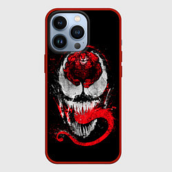 Чехол для iPhone 13 Pro Let there be Carnage, цвет: 3D-красный