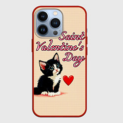 Чехол для iPhone 13 Pro Saint Valentines Day, цвет: 3D-красный