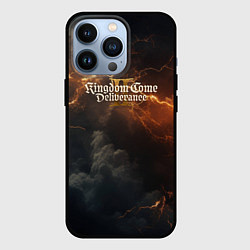 Чехол для iPhone 13 Pro Kingdom Come Deliverance 2 dark sky, цвет: 3D-черный