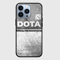 Чехол для iPhone 13 Pro Dota - grey gradient посередине, цвет: 3D-черный