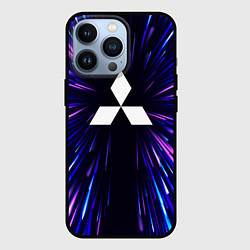 Чехол для iPhone 13 Pro Mitsubishi neon energy, цвет: 3D-черный