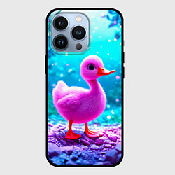 Чехол для iPhone 13 Pro Утеночек, цвет: 3D-черный