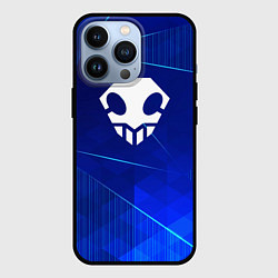 Чехол для iPhone 13 Pro Bleach blue poly, цвет: 3D-черный