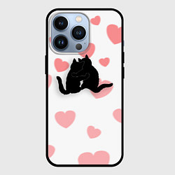Чехол для iPhone 13 Pro Любовные объятия, цвет: 3D-черный