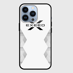 Чехол для iPhone 13 Pro Exeed white poly, цвет: 3D-черный