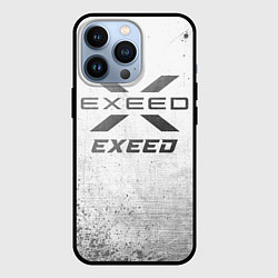 Чехол для iPhone 13 Pro Exeed - white gradient, цвет: 3D-черный