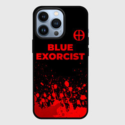 Чехол для iPhone 13 Pro Blue Exorcist - red gradient посередине, цвет: 3D-черный