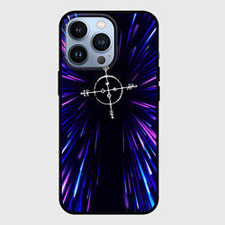 Чехол для iPhone 13 Pro Megadeth neon energy, цвет: 3D-черный