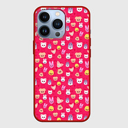 Чехол для iPhone 13 Pro Skzoo pattern pink, цвет: 3D-красный