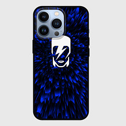 Чехол для iPhone 13 Pro David Bowie blue energy, цвет: 3D-черный
