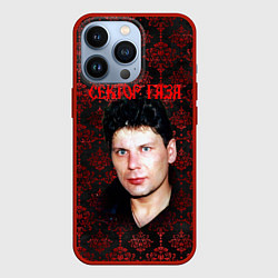 Чехол для iPhone 13 Pro Сектор газа красные узоры, цвет: 3D-красный