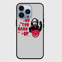Чехол для iPhone 13 Pro Крик призрачный разговор, цвет: 3D-черный
