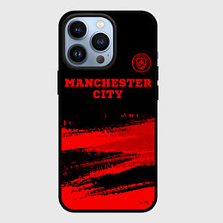 Чехол iPhone 13 Pro Manchester City - red gradient посередине