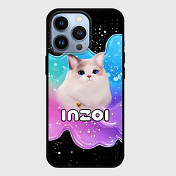 Чехол для iPhone 13 Pro Inzoi кошечка волнистая радуга, цвет: 3D-черный