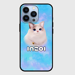 Чехол для iPhone 13 Pro Inzoi кошечка и логотип игры, цвет: 3D-черный