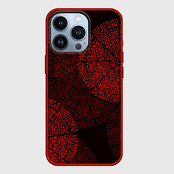 Чехол для iPhone 13 Pro Древне-не-древние узоры, цвет: 3D-красный