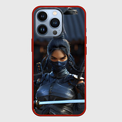 Чехол для iPhone 13 Pro Mortal Kombat - Kitana, цвет: 3D-красный