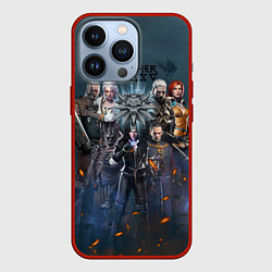 Чехол iPhone 13 Pro Ведьмак герои