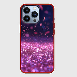Чехол iPhone 13 Pro Розовые блестящие блестки