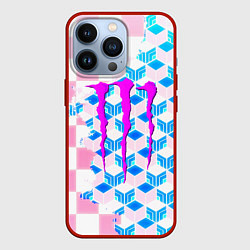 Чехол iPhone 13 Pro Monster energy neon anime