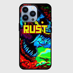 Чехол для iPhone 13 Pro Rust hyperbeast, цвет: 3D-черный